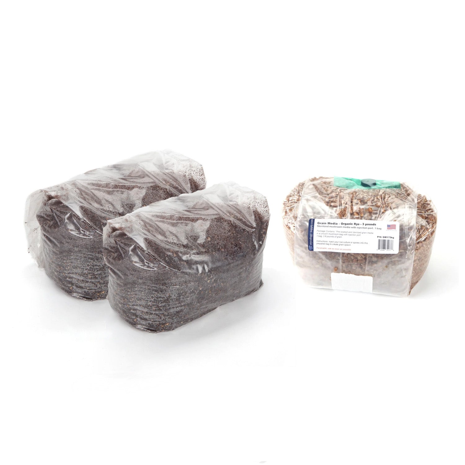 Monotub Media Fill Kit for Max Yield Bins MycologySupply