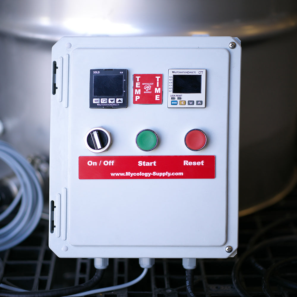 Barrel Steamer DIY Kit with PID controller- Mushroom Substrate Sterilization / Pasteurization (110v)