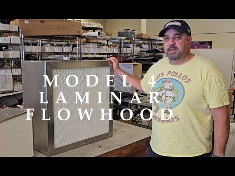 Mycology-Supply Laminar Flow HEPA Filter - 24" x 24" x 14" - Model 4 Mushroom Flow Hood