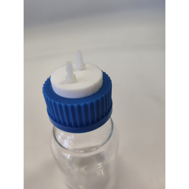 GL45 Ported Cap for sterile culture - 3 ports, barbed connectors