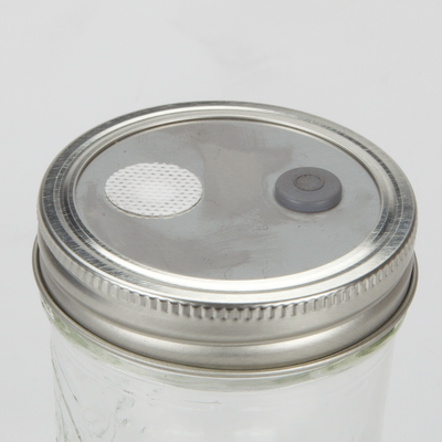 Stainless Culture Jar Lid, Standard mouth - 5 pack